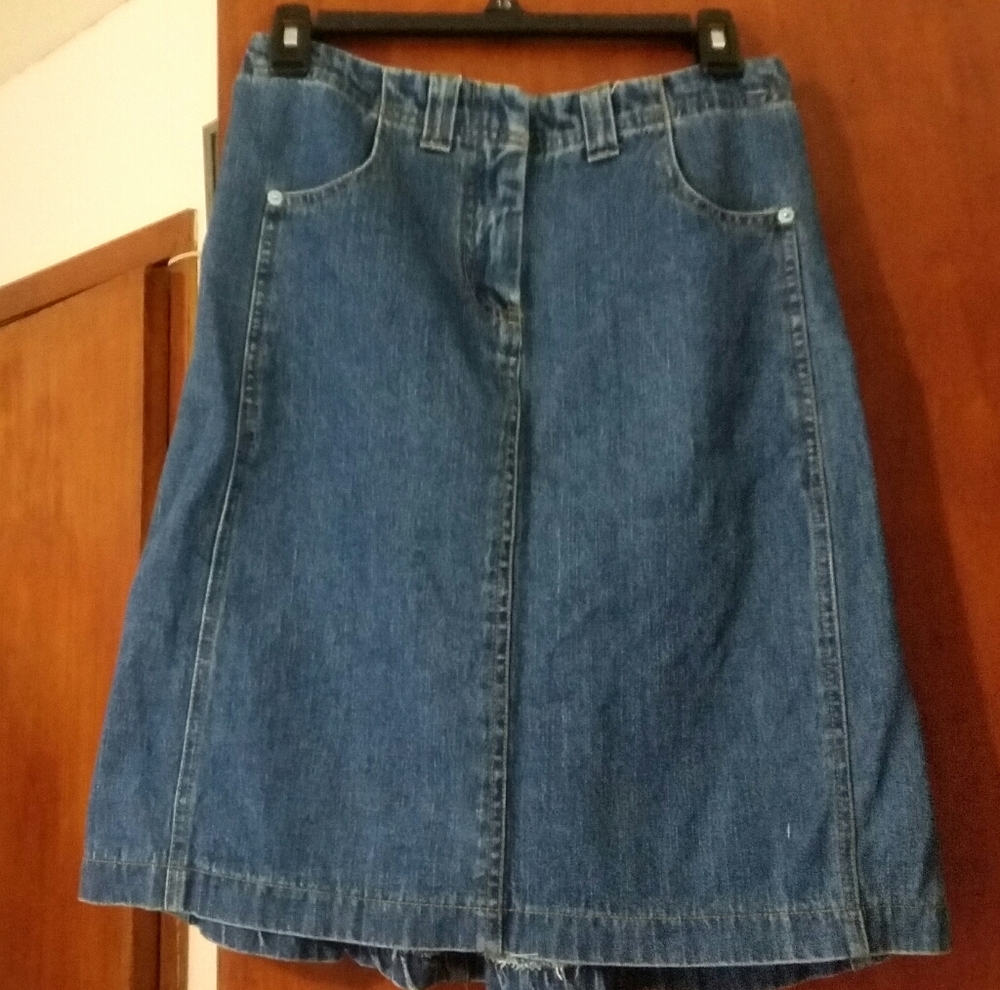Vintage Midi denim skirt